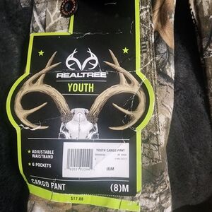Realtree Youth Camouflage Cargo Pants